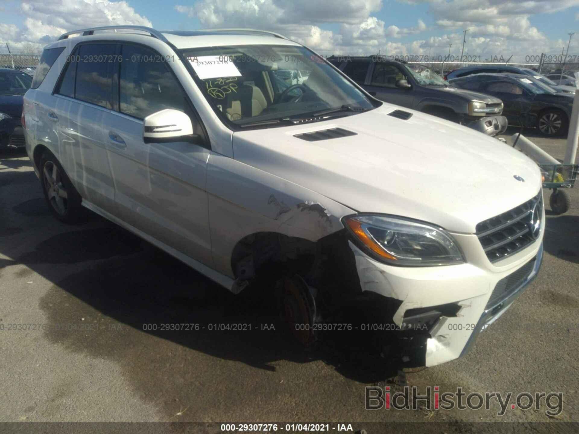 Photo 4JGDA5JB1EA377896 - MERCEDES-BENZ M-CLASS 2014