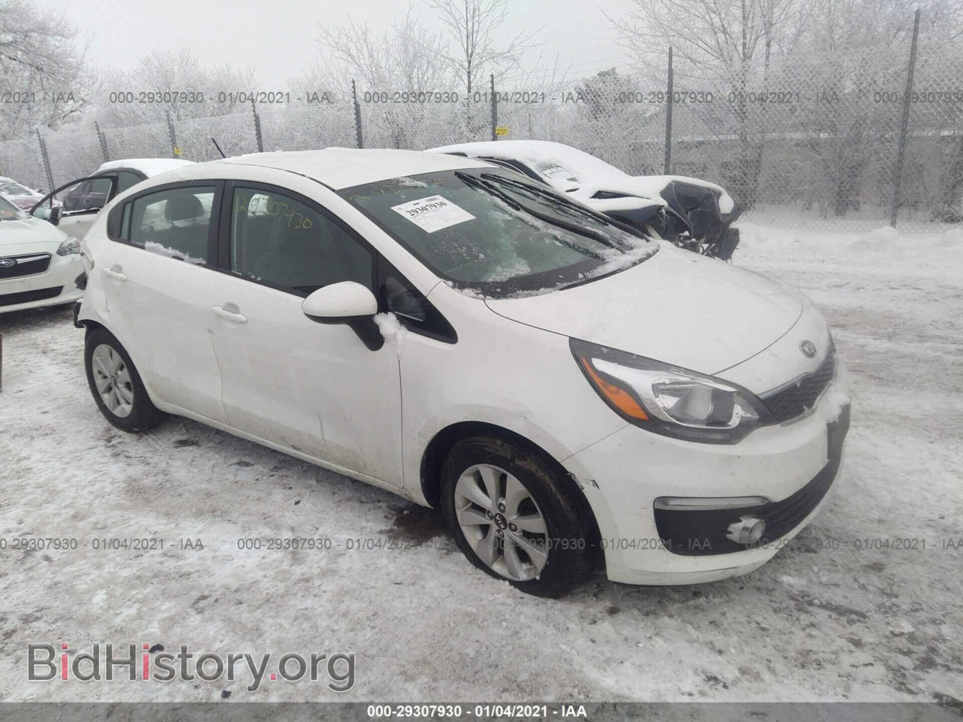 Фотография KNADN4A30G6645030 - KIA RIO 2016