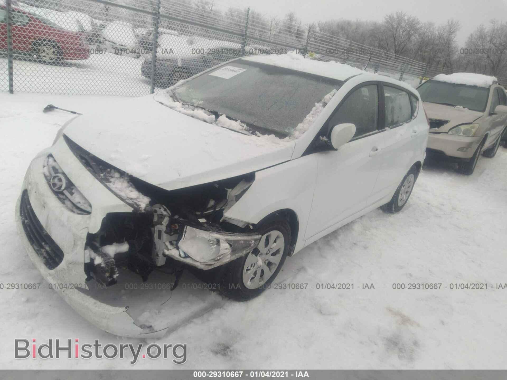 2017 HYUNDAI ACCENT - VIN: KMHCT5AE9HU312491 - Фото 2
