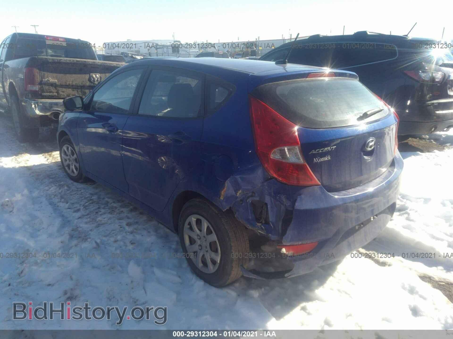 2012 HYUNDAI ACCENT - VIN: KMHCT5AE4CU002399 - Фото 3