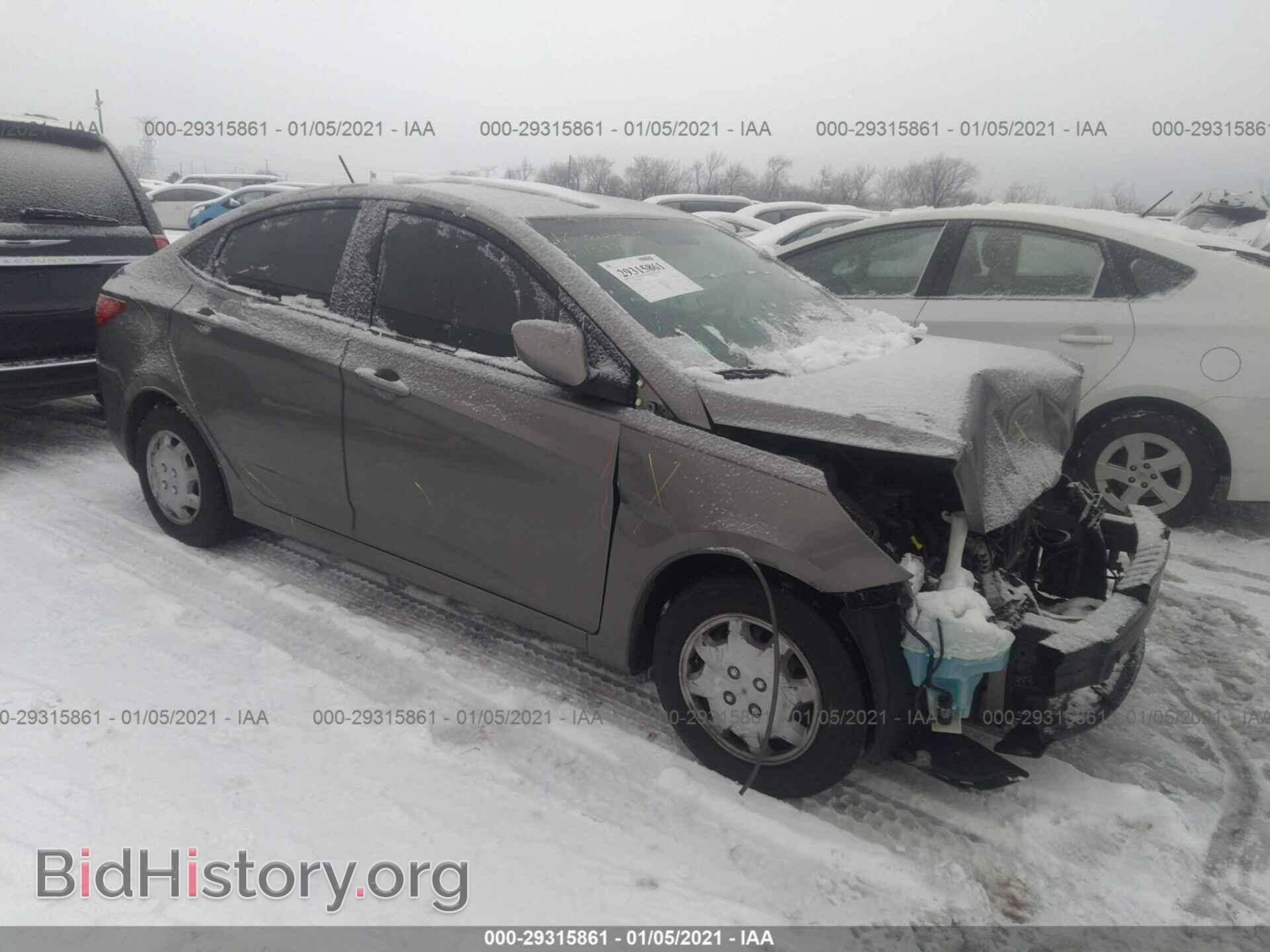 Photo KMHCT4AE3HU367481 - HYUNDAI ACCENT 2017