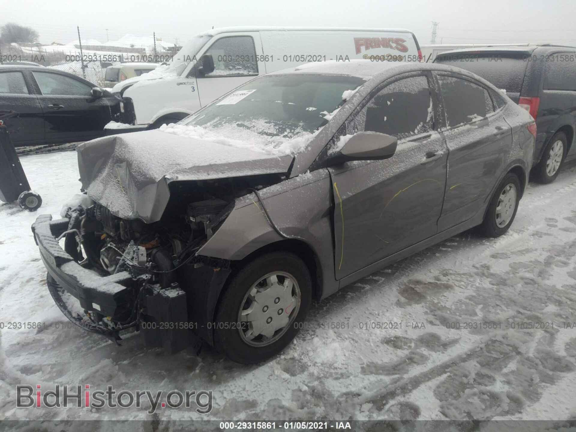 2017 HYUNDAI ACCENT - VIN: KMHCT4AE3HU367481 - Фото 2