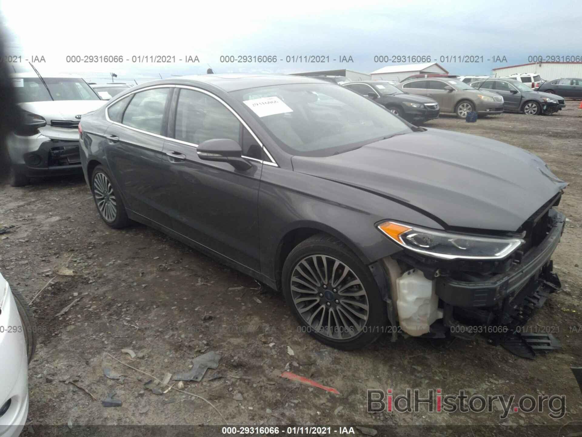 Photo 3FA6P0D9XJR137419 - FORD FUSION 2018