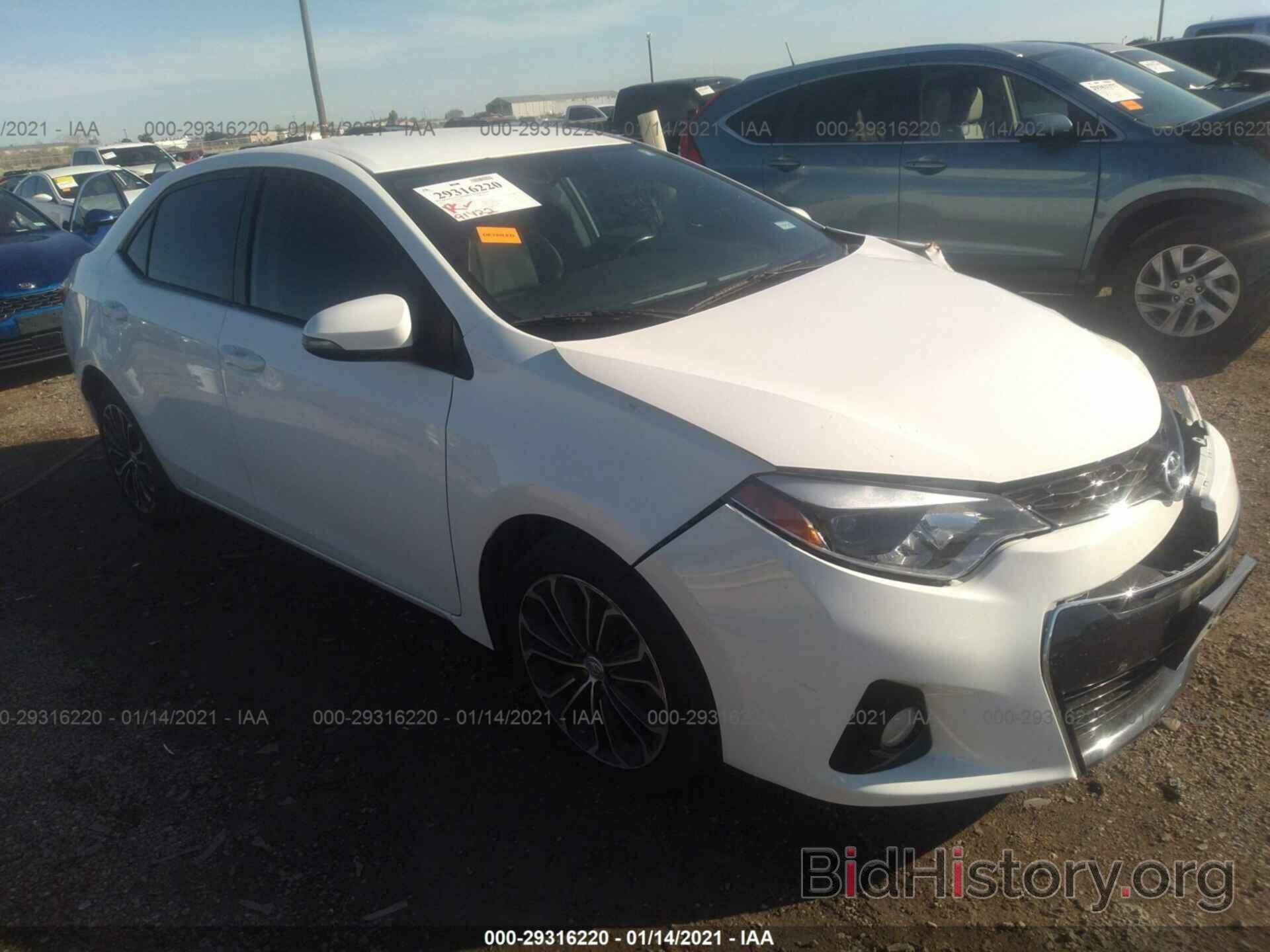 Photo 5YFBURHE8EP038820 - TOYOTA COROLLA 2014