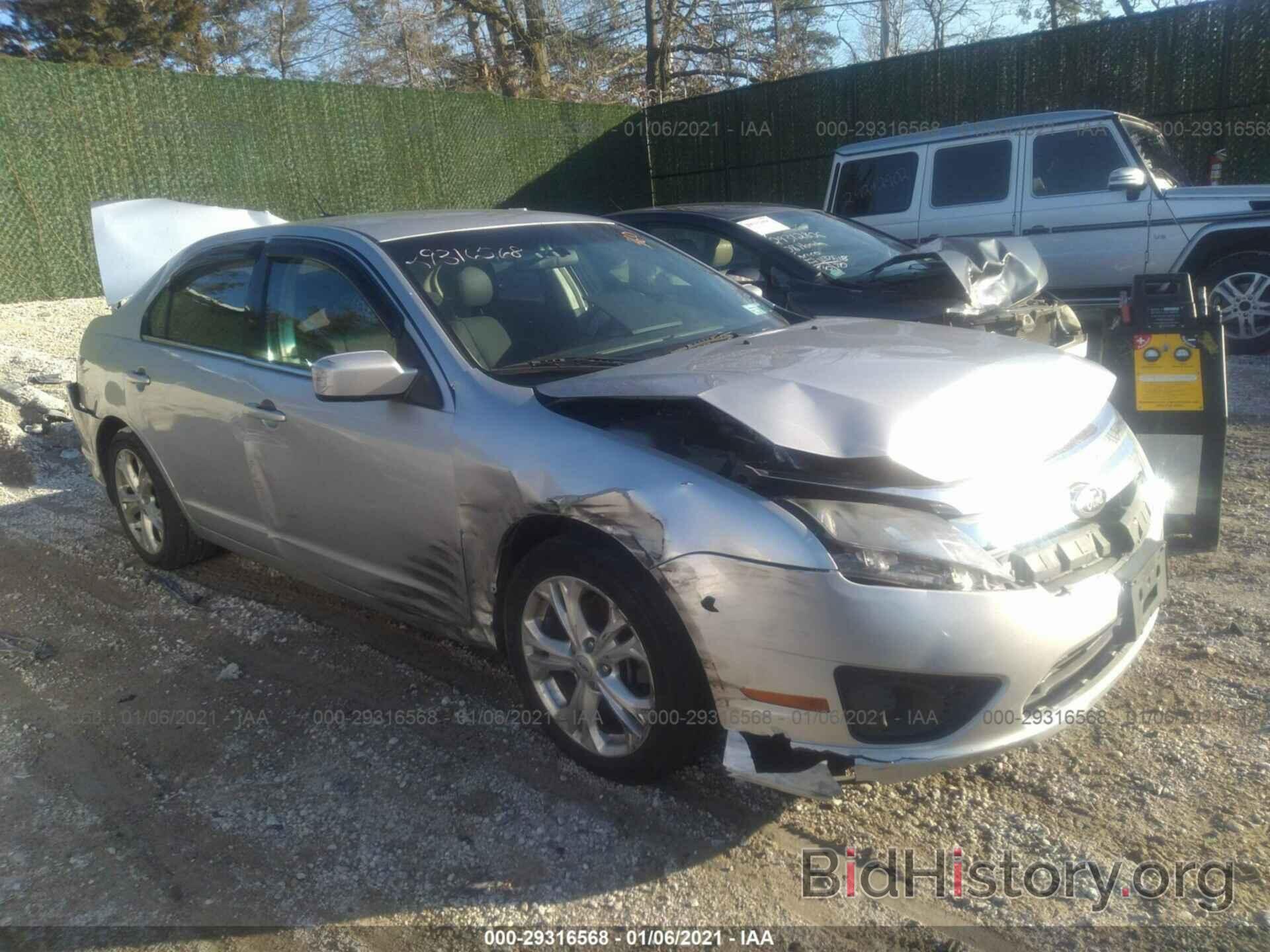 Photo 3FAHP0HA9CR417204 - FORD FUSION 2012