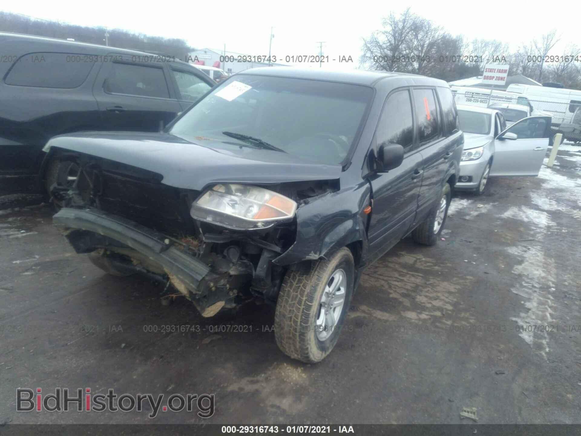 2006 HONDA PILOT - VIN: 5FNYF28126B019069 - Фото 2