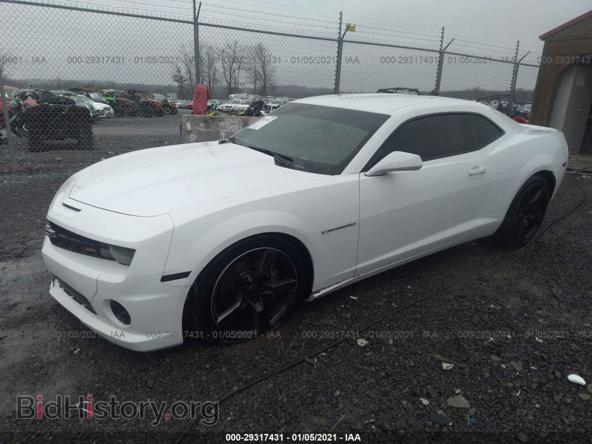 2011 CHEVROLET CAMARO - VIN: 2G1FT1EW1B9103398 - Фото 2