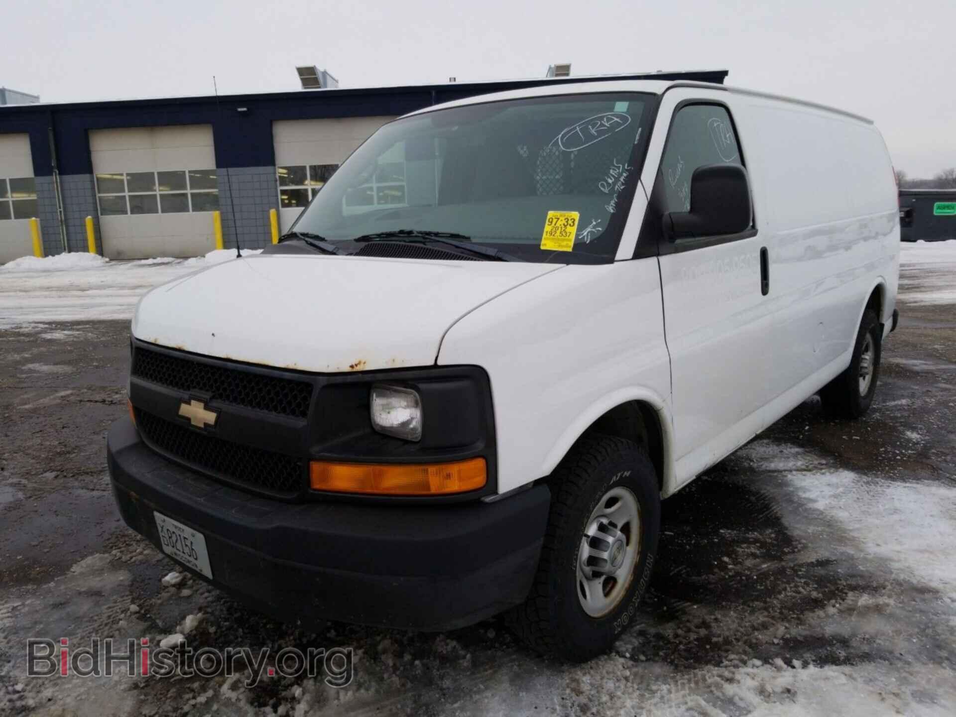 Photo 1GCWGFCA2C1143592 - CHEVROLET EXPRESS CARGO VAN 2012