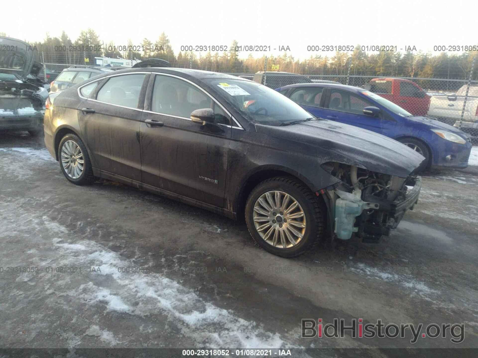 Photo 3FA6P0LU5DR205863 - FORD FUSION 2013