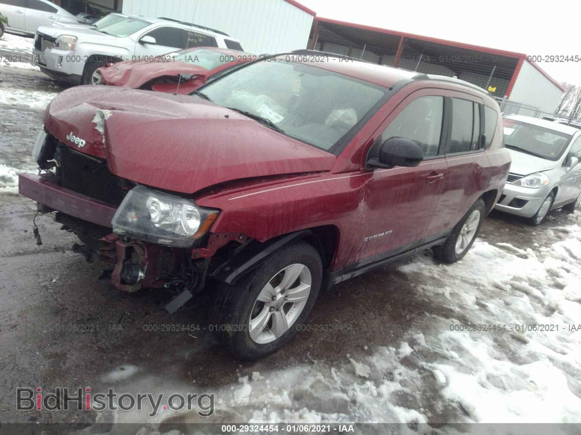 2016 JEEP COMPASS - VIN: 1C4NJDBB4GD509357 - Фото 2