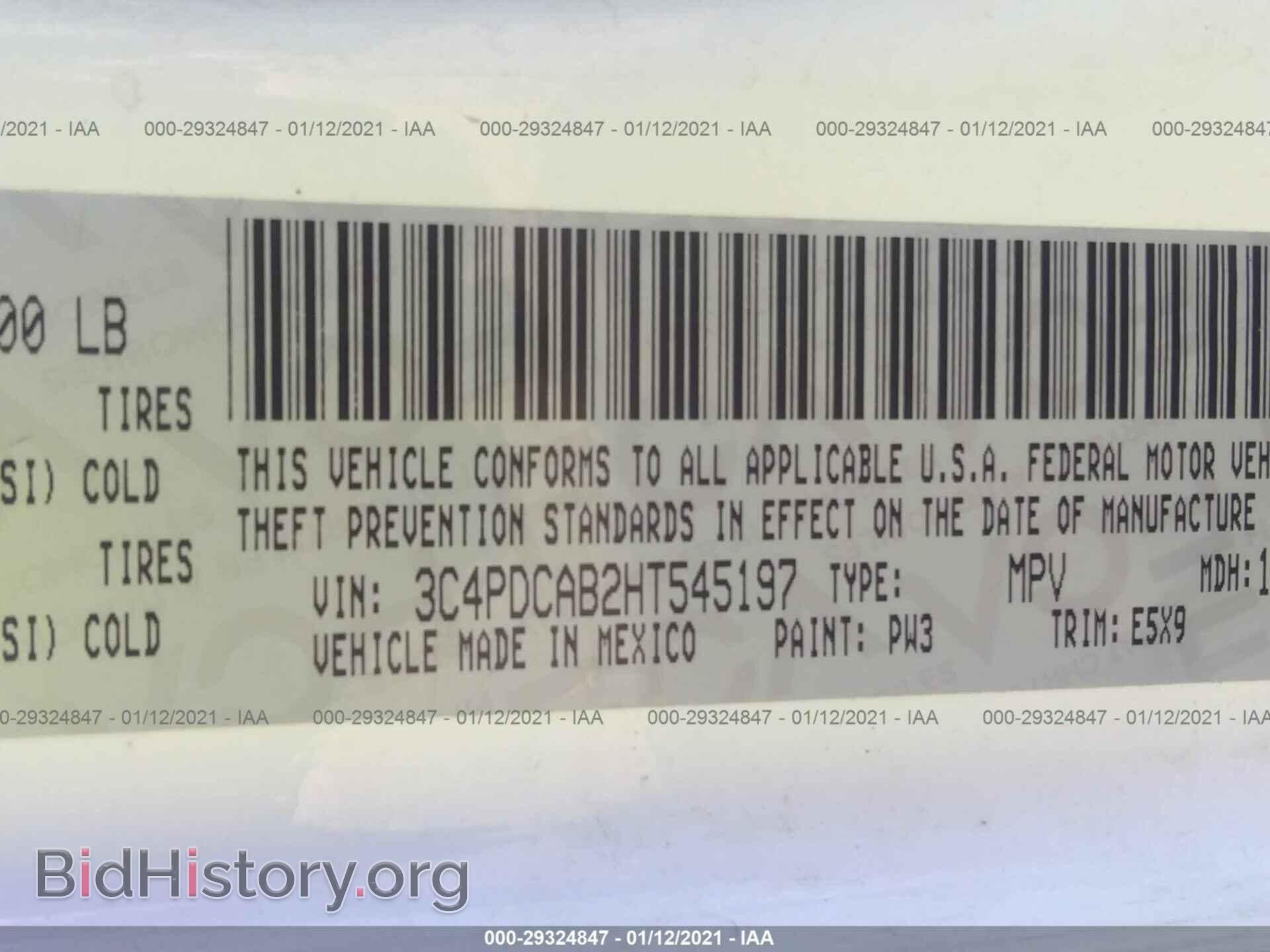 2017 DODGE JOURNEY - VIN: 3C4PDCAB2HT545197 - Photo 9