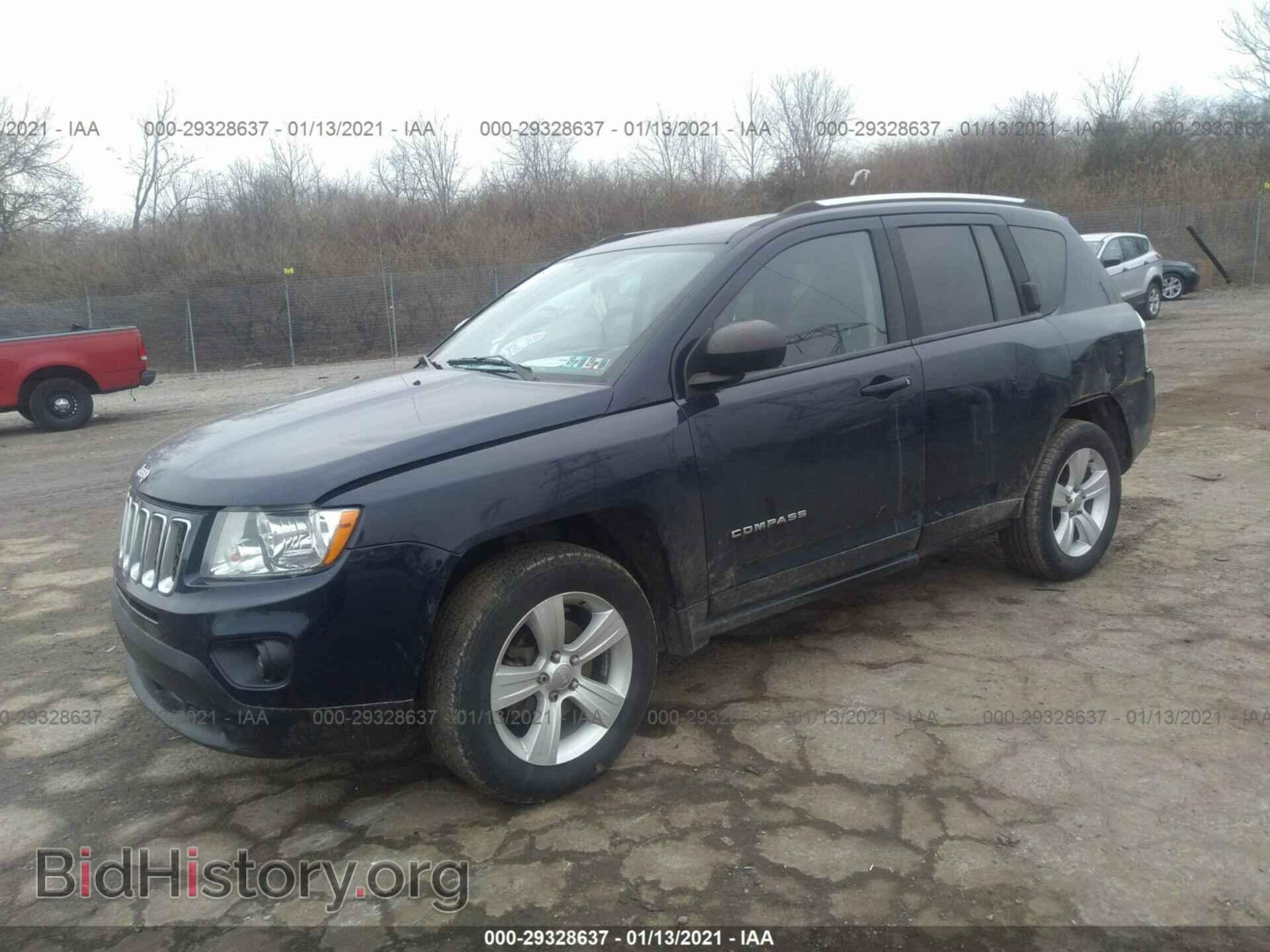 2013 JEEP COMPASS - VIN: 1C4NJDEB5DD234363 - Фото 2