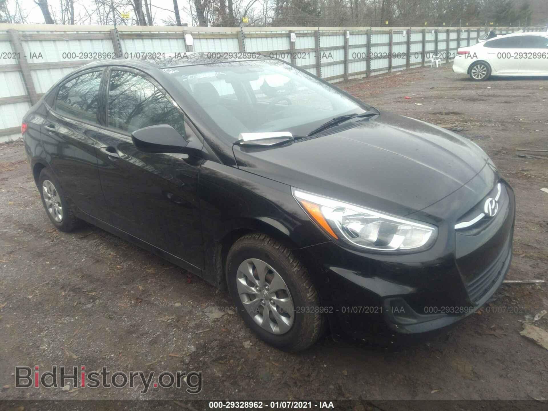 Photo KMHCT4AE2GU014552 - HYUNDAI ACCENT 2016