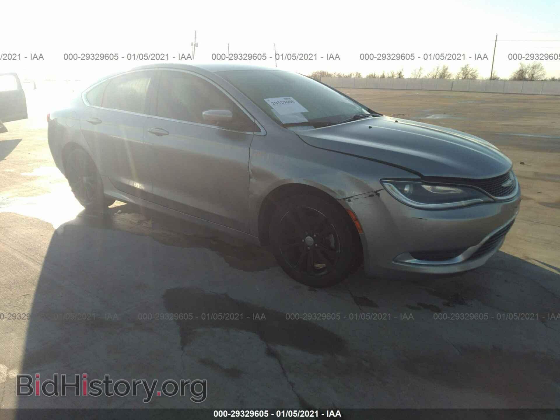 Фотография 1C3CCCAB5GN129021 - CHRYSLER 200 2016