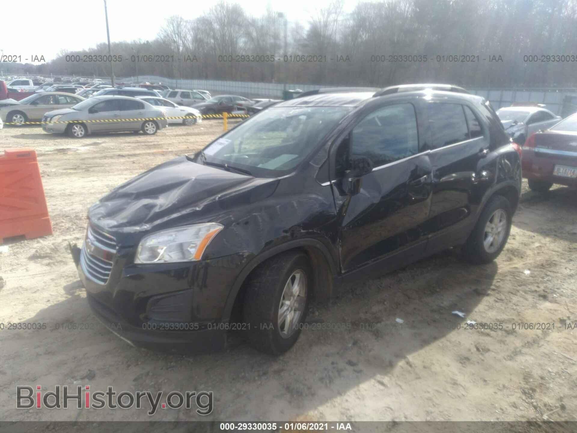 2016 CHEVROLET TRAX - VIN: KL7CJLSB9GB732634 - Фото 2