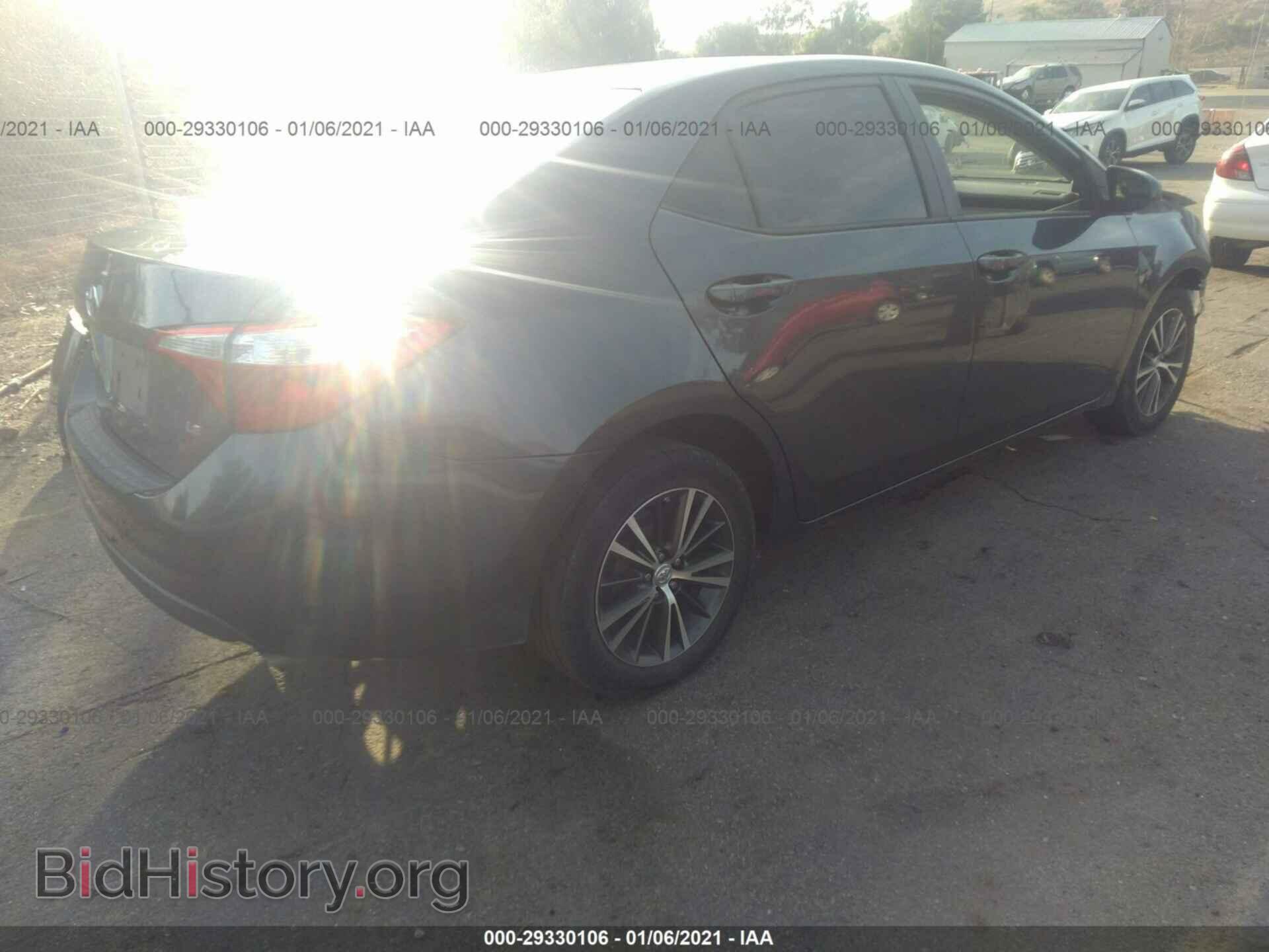 2016 TOYOTA COROLLA - VIN: 5YFBURHE5GP383564 - Photo 4