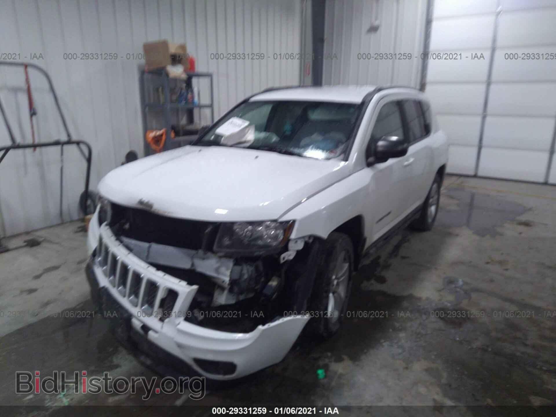 2016 JEEP COMPASS - VIN: 1C4NJDBB8GD500886 - Фото 2