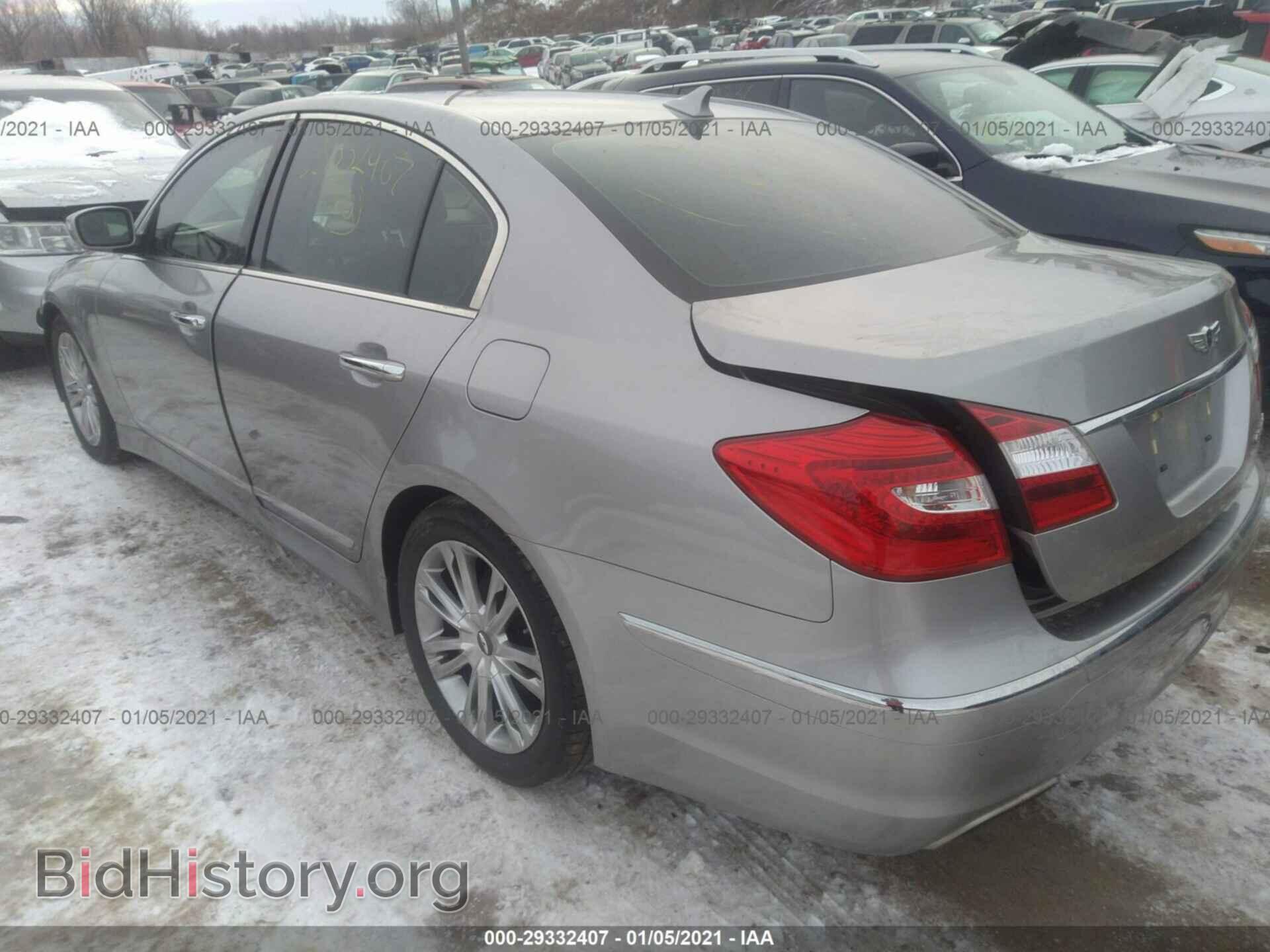 2012 HYUNDAI GENESIS - VIN: KMHGC4DF2CU181848 - Фото 3