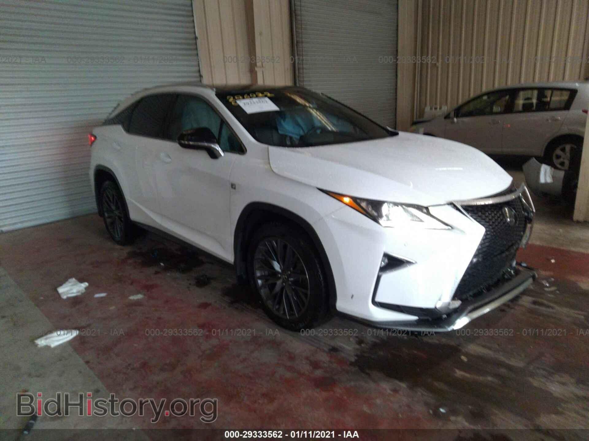 Фотография 2T2ZZMCA4HC038921 - LEXUS RX 2017
