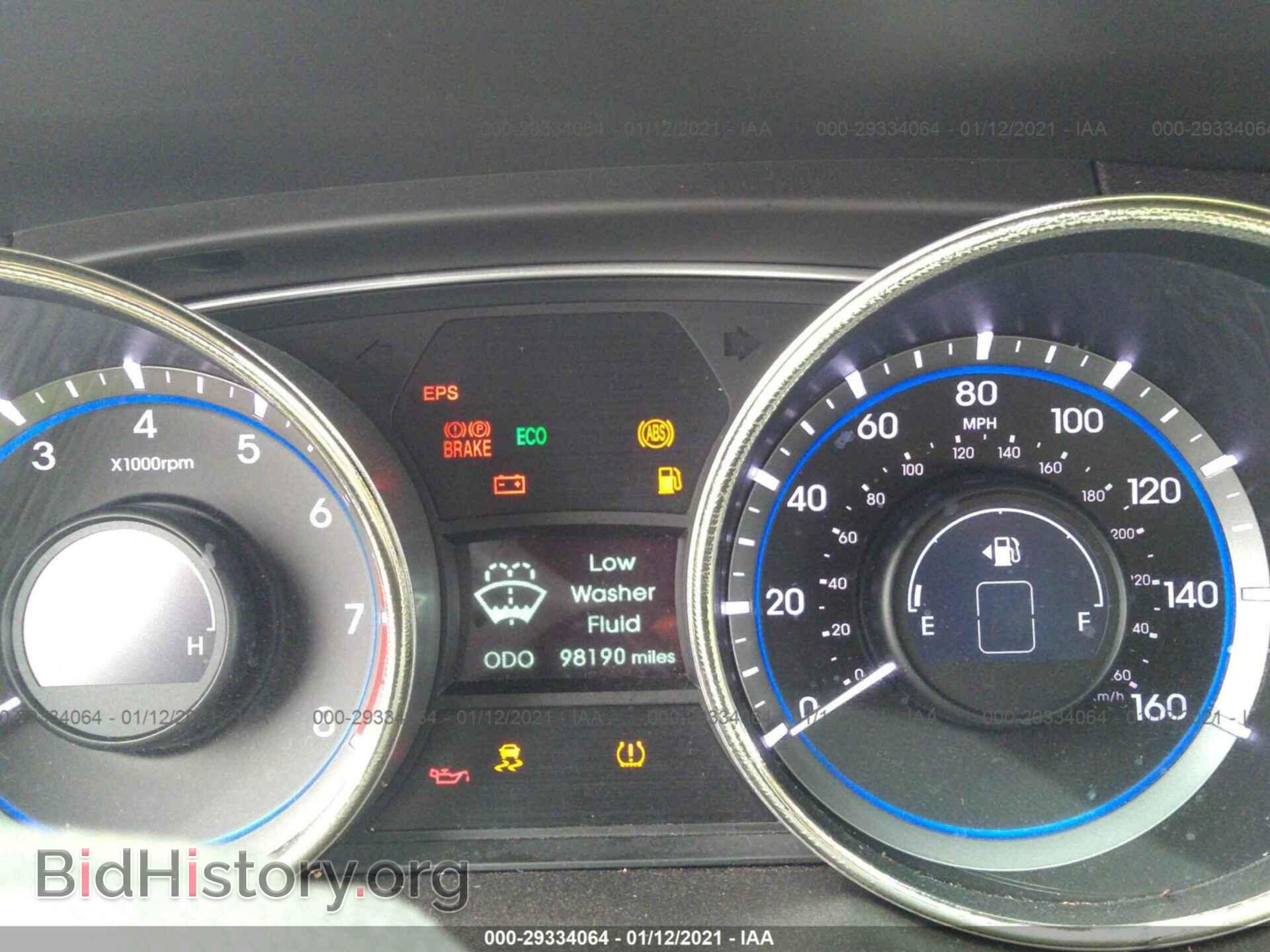 2012 HYUNDAI SONATA - VIN: 5NPEB4AC1CH343729 - Фото 7