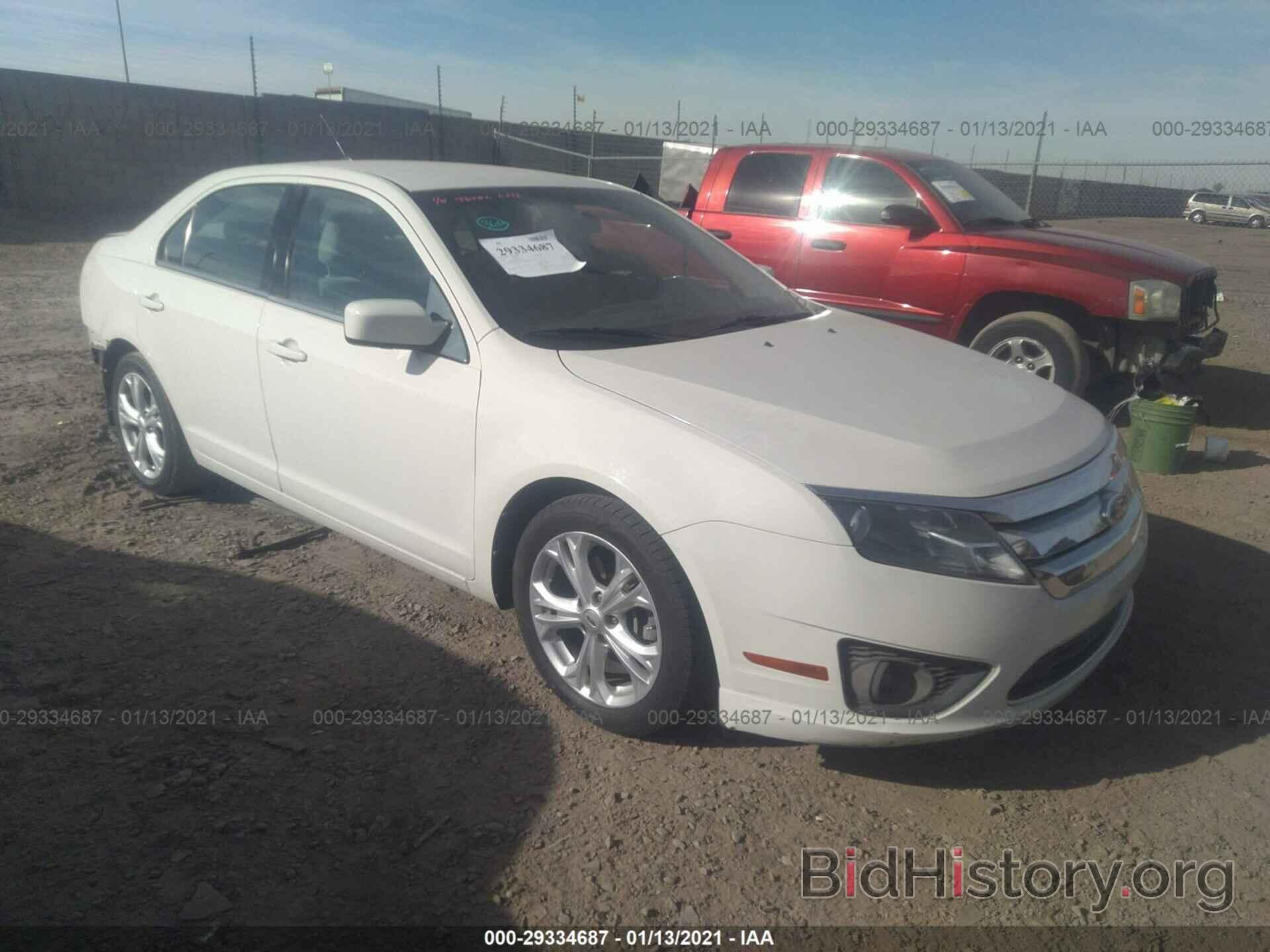 Photo 3FAHP0HA5CR380975 - FORD FUSION 2012