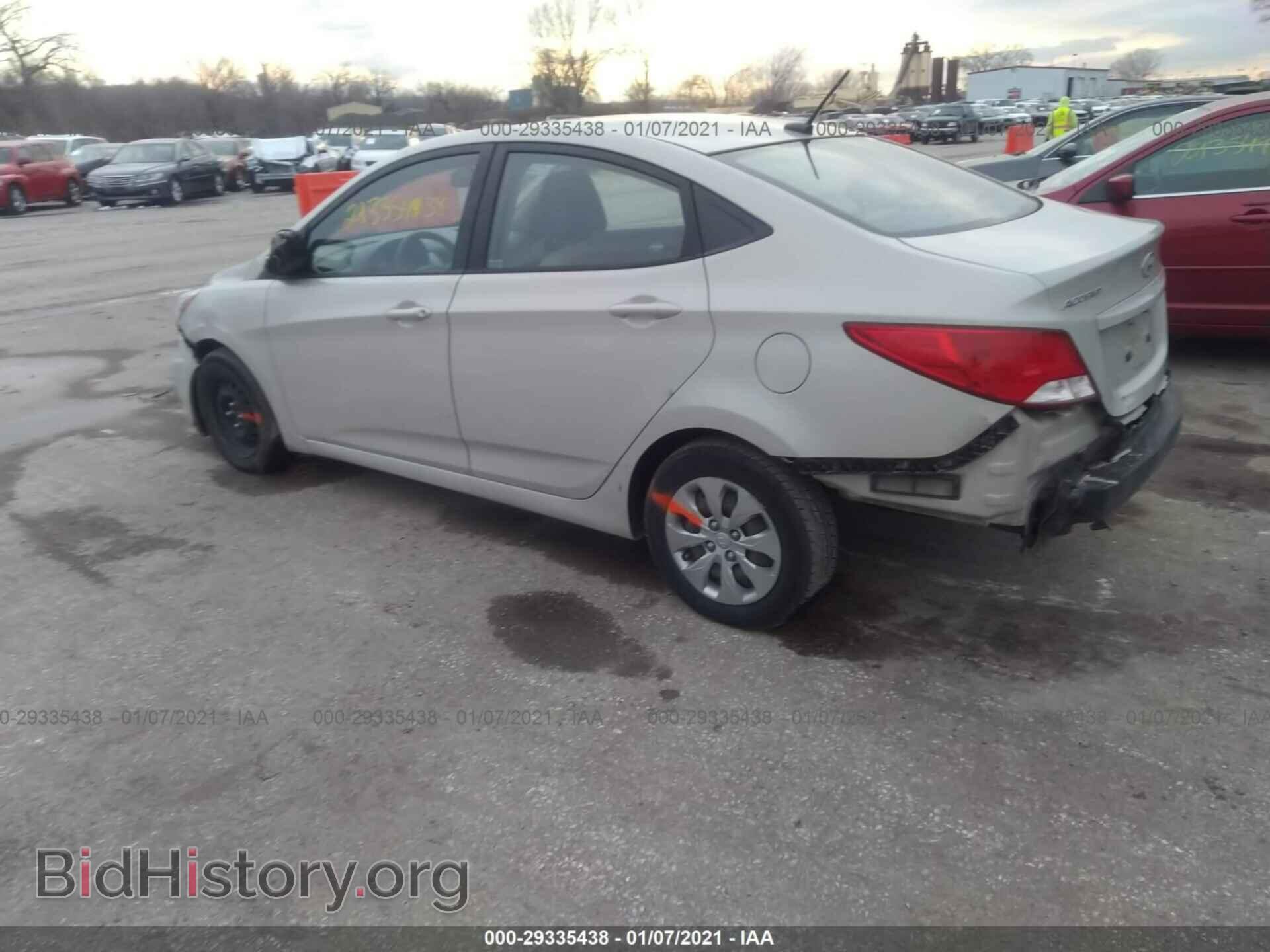 2016 HYUNDAI ACCENT - VIN: KMHCT4AEXGU963363 - Фото 3