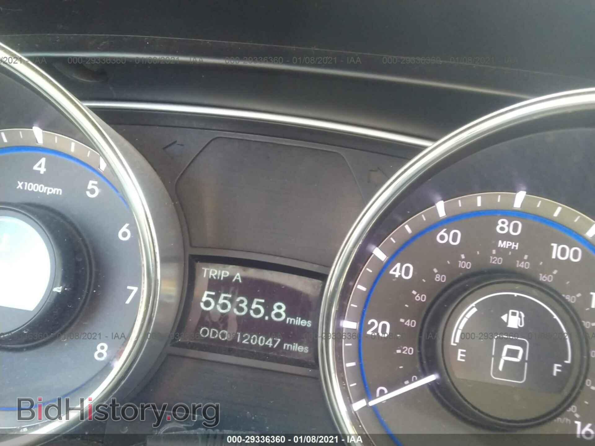 2012 HYUNDAI SONATA - VIN: 5NPEC4AB3CH410402 - Фото 7
