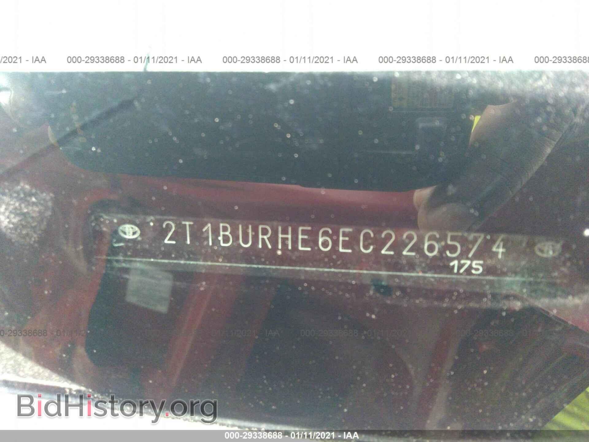 2014 TOYOTA COROLLA - VIN: 2T1BURHE6EC226574 - Photo 9
