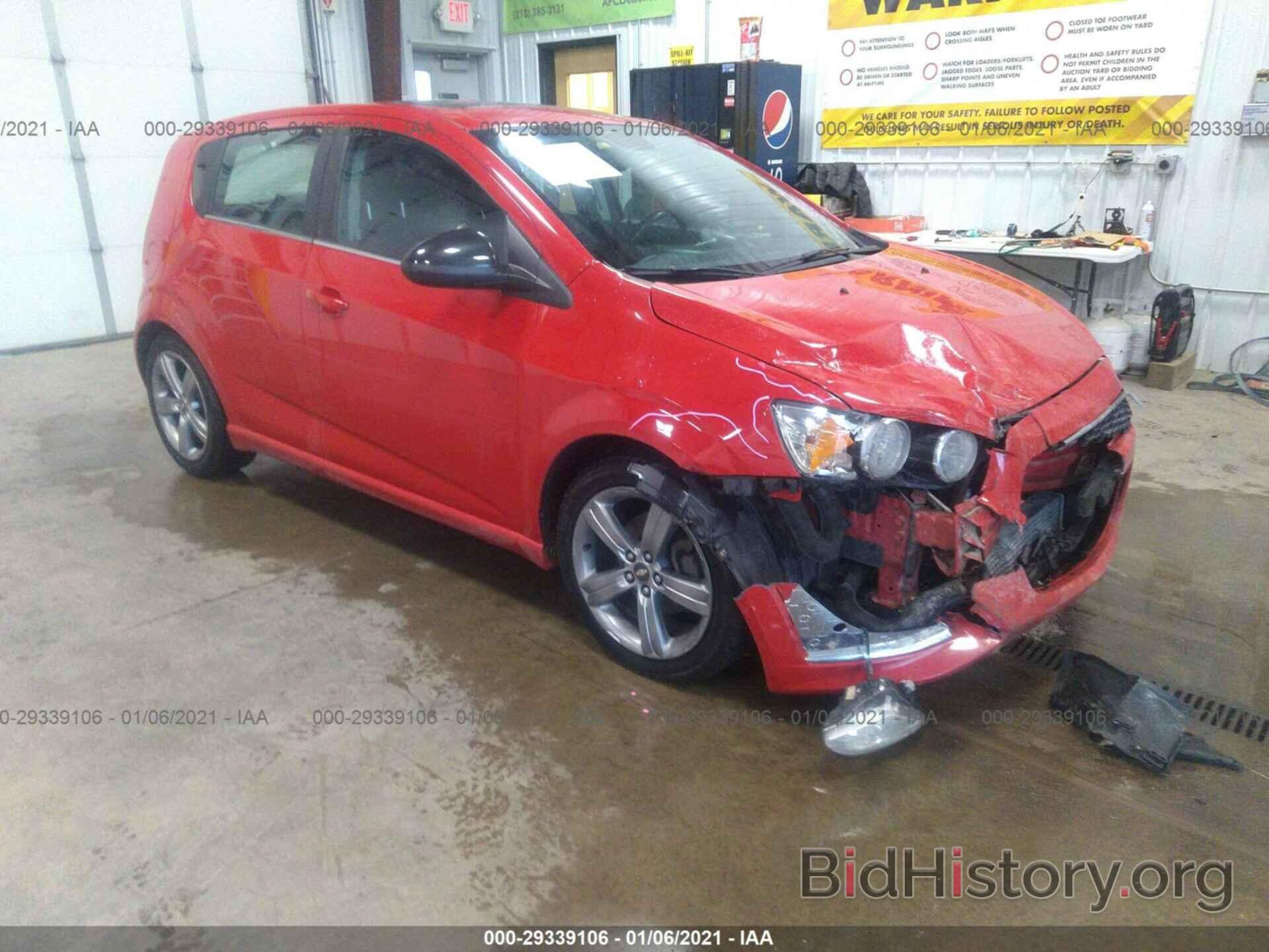 Photo 1G1JH6SB8D4157426 - CHEVROLET SONIC 2013