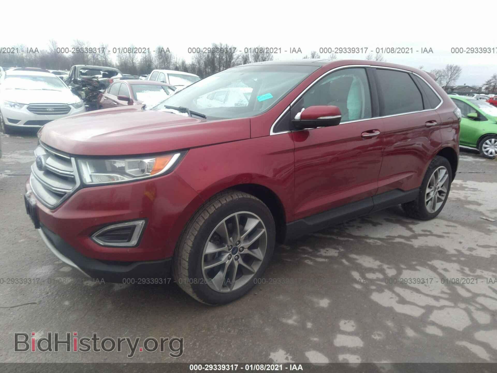 2016 FORD EDGE - VIN: 2FMPK4K93GBB77402 - Фото 2