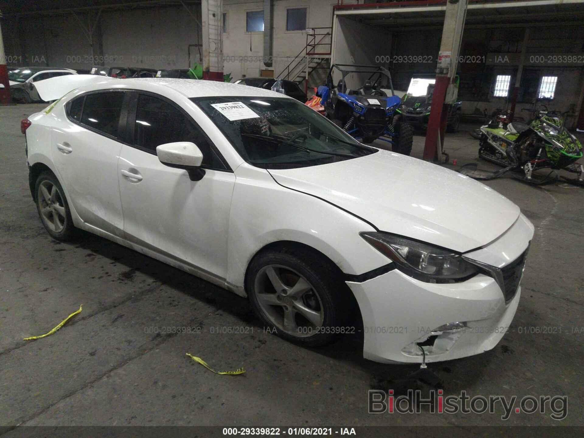 Photo JM1BM1T70G1301531 - MAZDA MAZDA3 2016