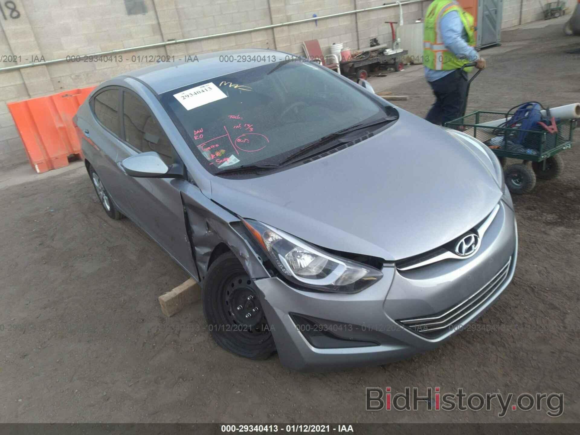 Фотография 5NPDH4AE4GH733385 - HYUNDAI ELANTRA 2016