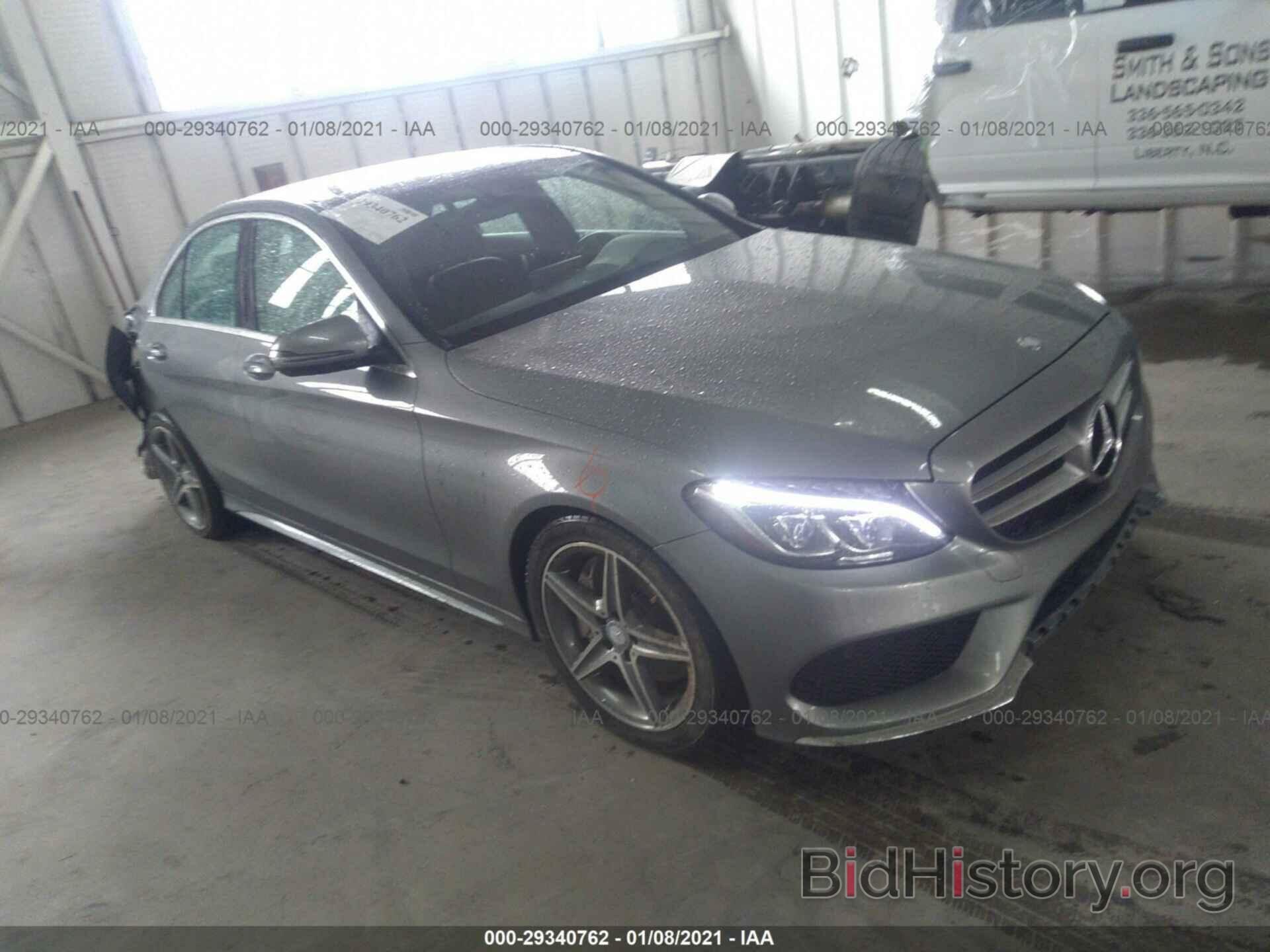 Photo WDDWF4KB9GR136623 - MERCEDES-BENZ C-CLASS 2016