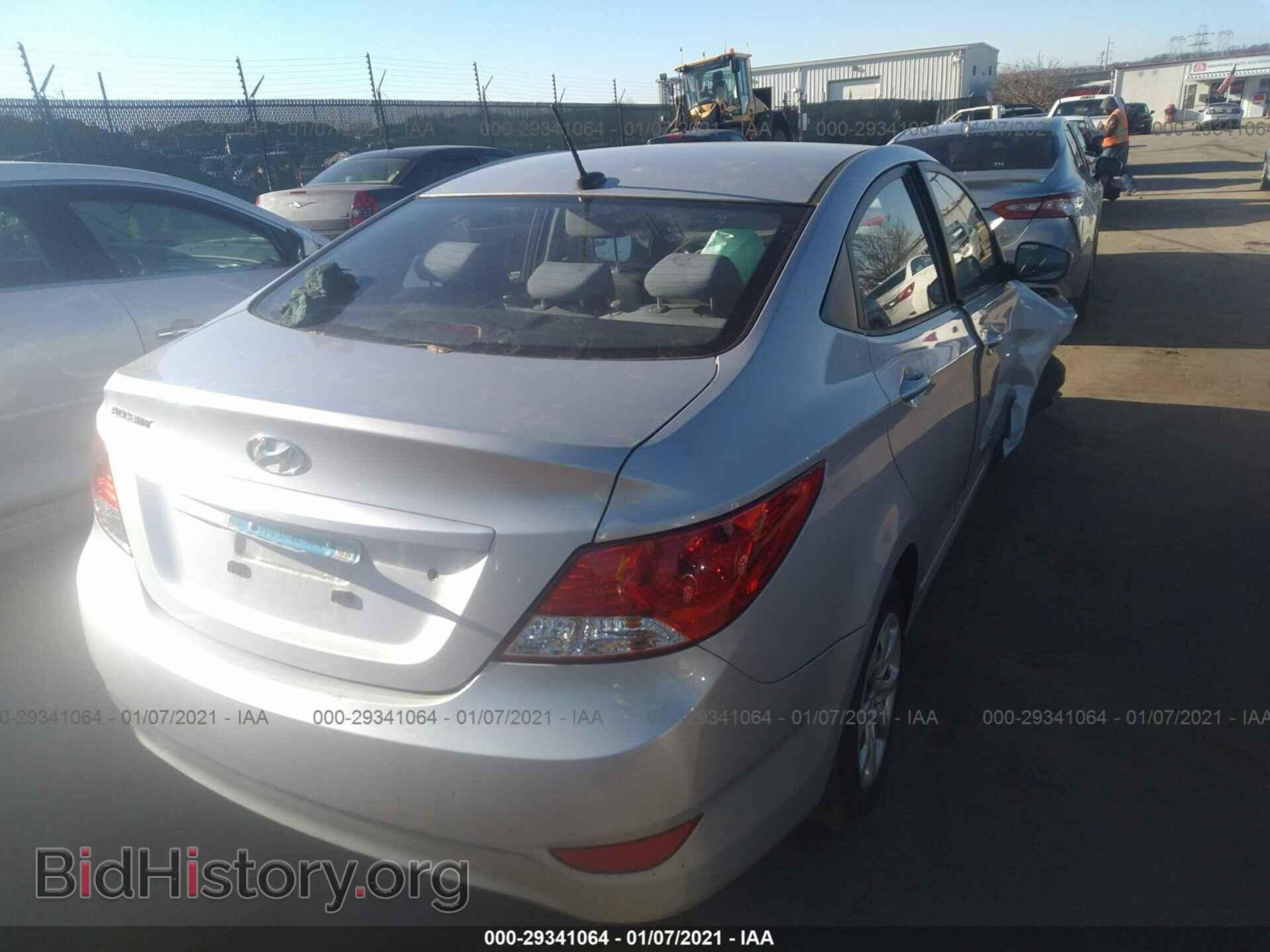 2014 HYUNDAI ACCENT - VIN: KMHCT4AE8EU726514 - Фото 4