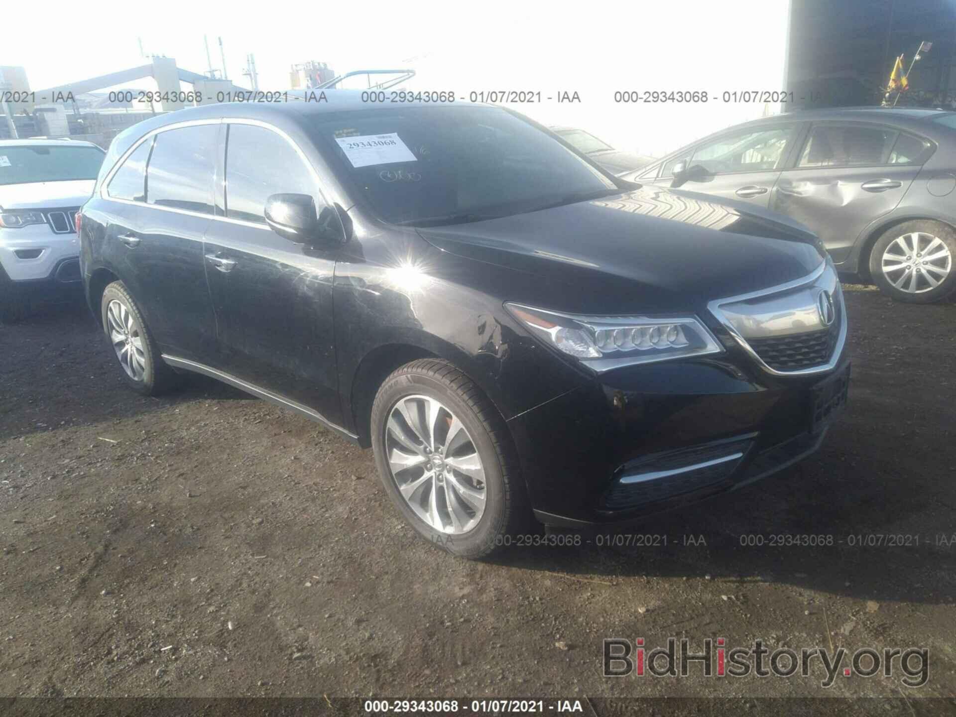 Photo 5FRYD4H43EB048671 - ACURA MDX 2014