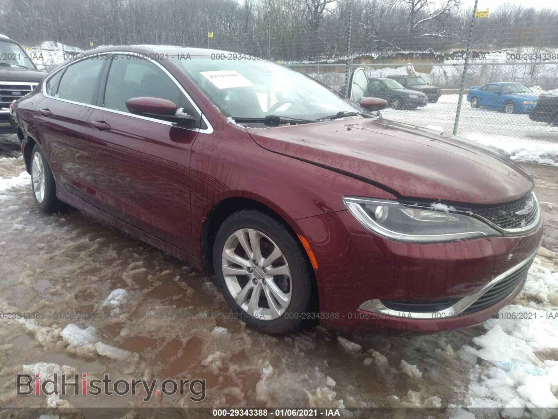 Фотография 1C3CCCAB8FN541304 - CHRYSLER 200 2015
