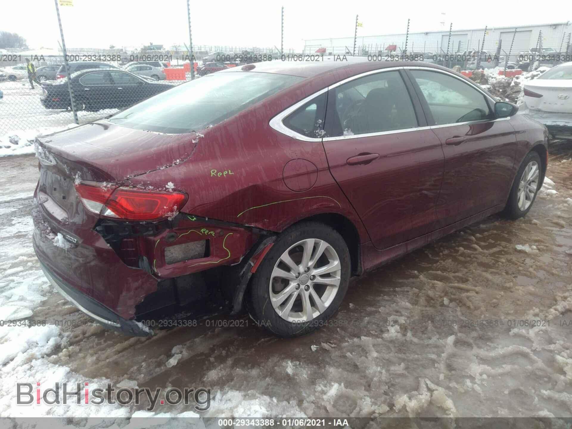2015 CHRYSLER 200 - VIN: 1C3CCCAB8FN541304 - Фото 4