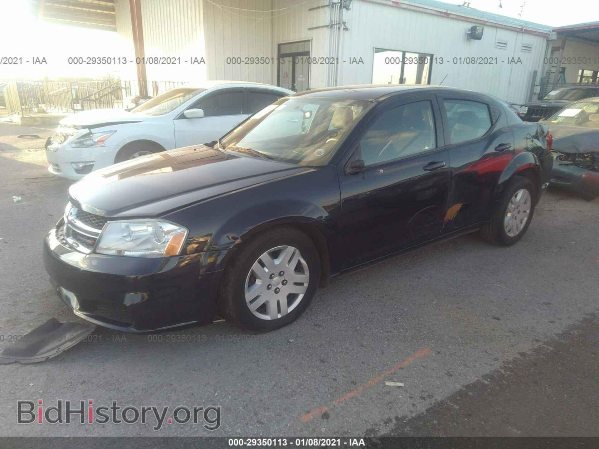 2014 DODGE AVENGER - VIN: 1C3CDZAB4EN110280 - Фото 2