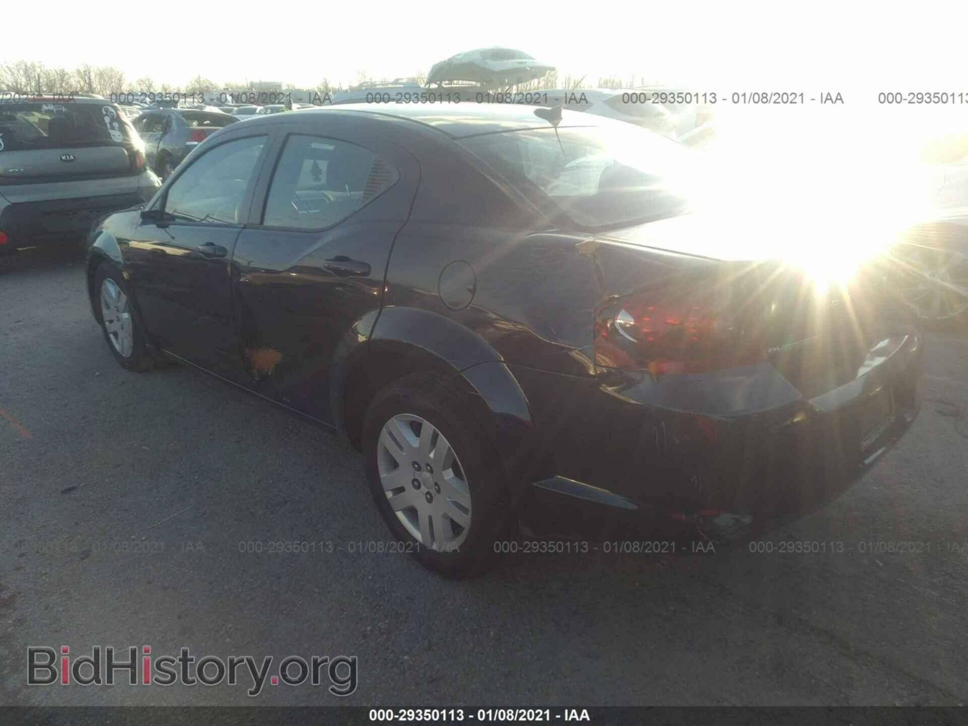 2014 DODGE AVENGER - VIN: 1C3CDZAB4EN110280 - Фото 3