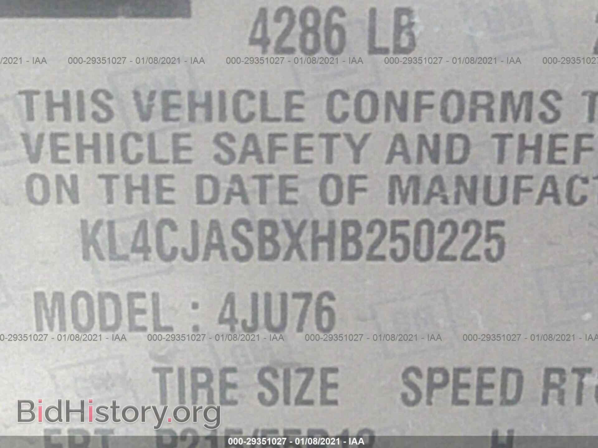 2017 BUICK ENCORE - VIN: KL4CJASBXHB250225 - Photo 9