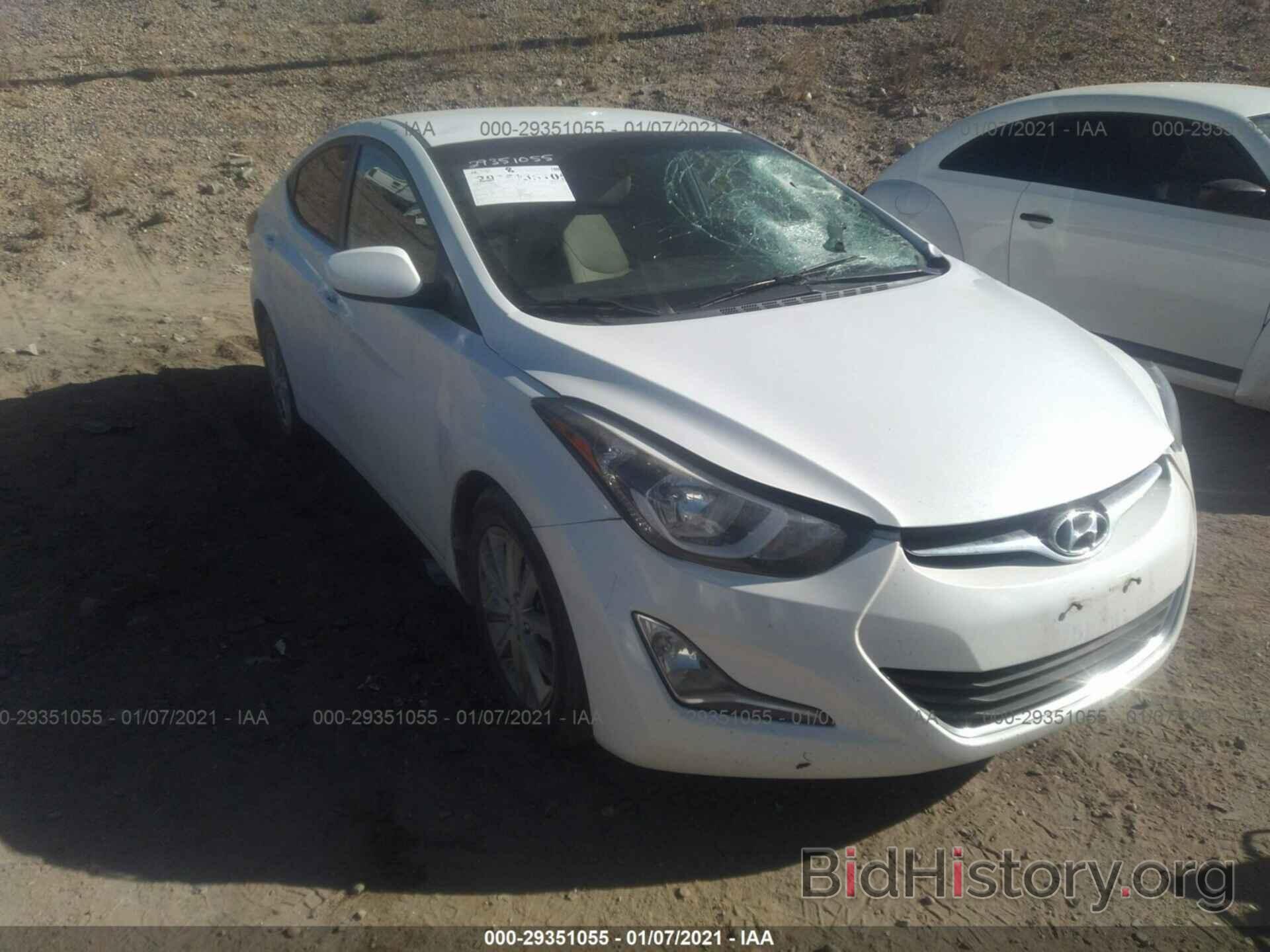 Фотография 5NPDH4AE6GH788890 - HYUNDAI ELANTRA 2016