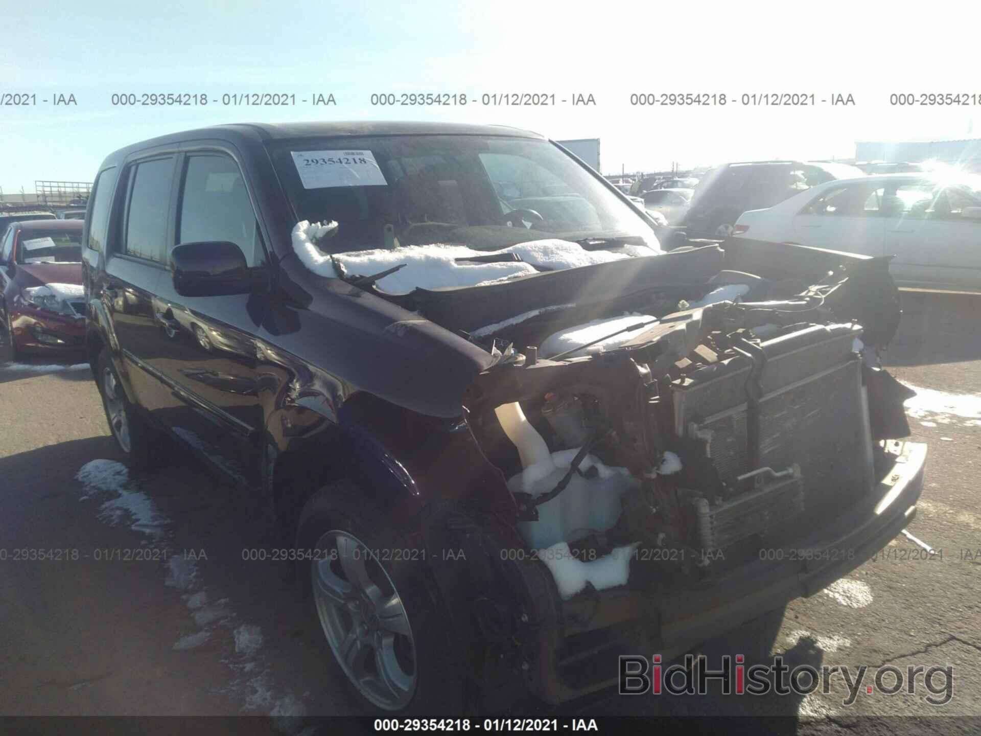 Фотография 5FNYF4H45DB063666 - HONDA PILOT 2013