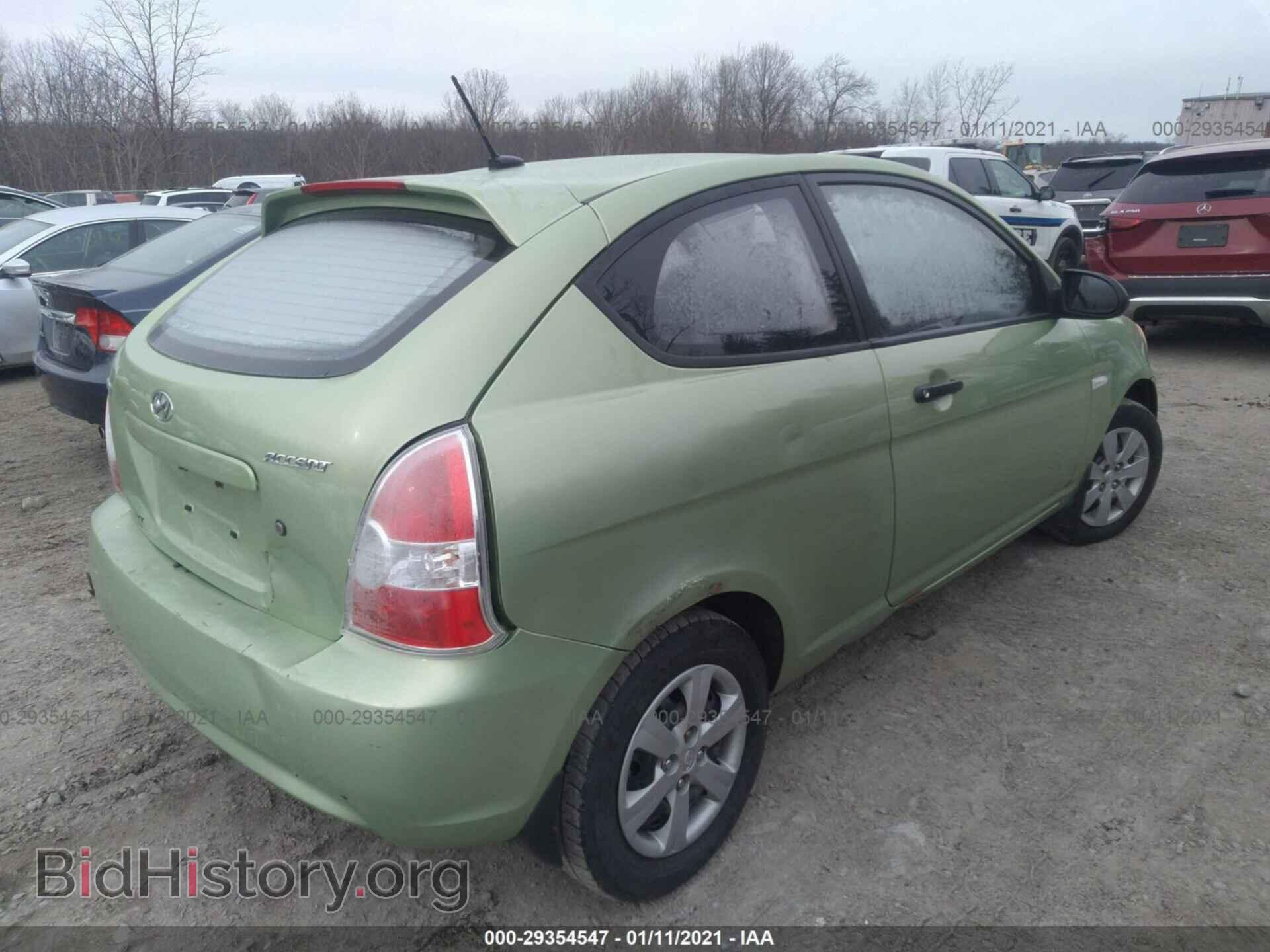 2009 HYUNDAI ACCENT - VIN: KMHCM36C29U122929 - Фото 4
