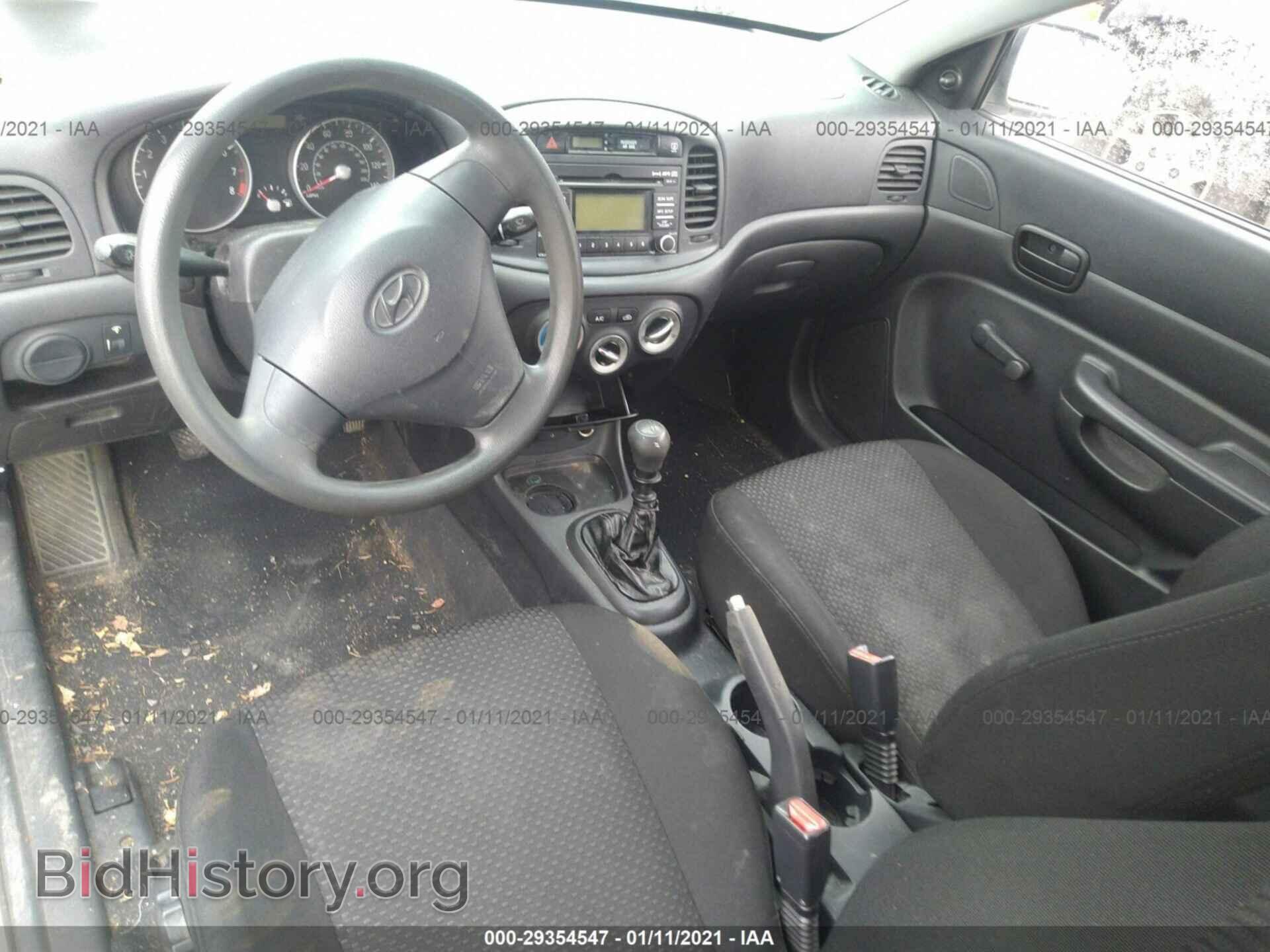 2009 HYUNDAI ACCENT - VIN: KMHCM36C29U122929 - Фото 5