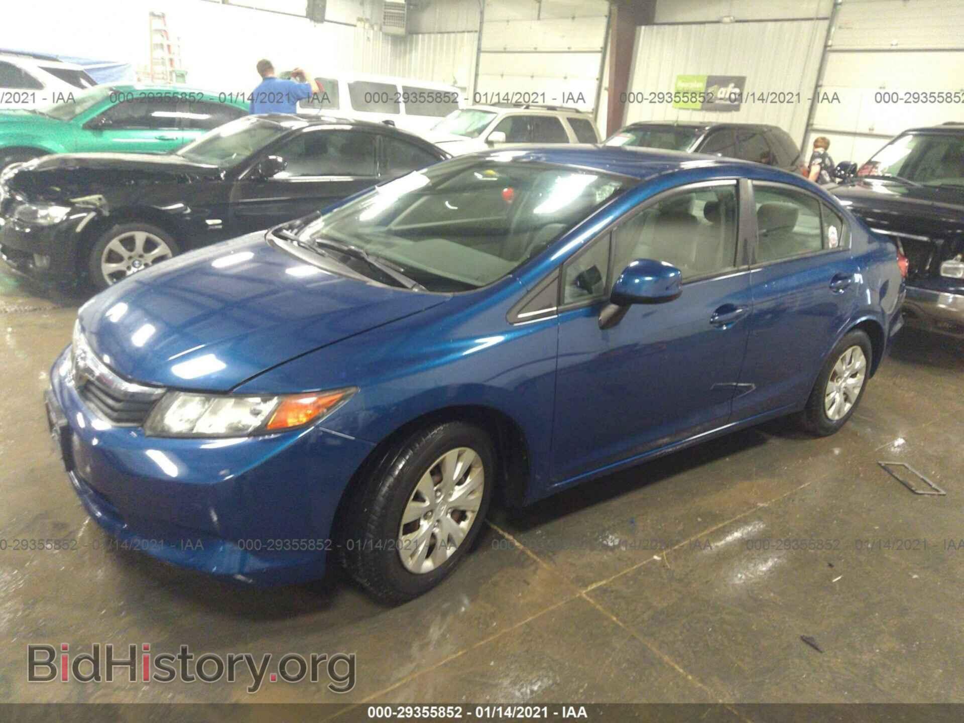 2012 HONDA CIVIC SDN - VIN: 2HGFB2F59CH538541 - Фото 2