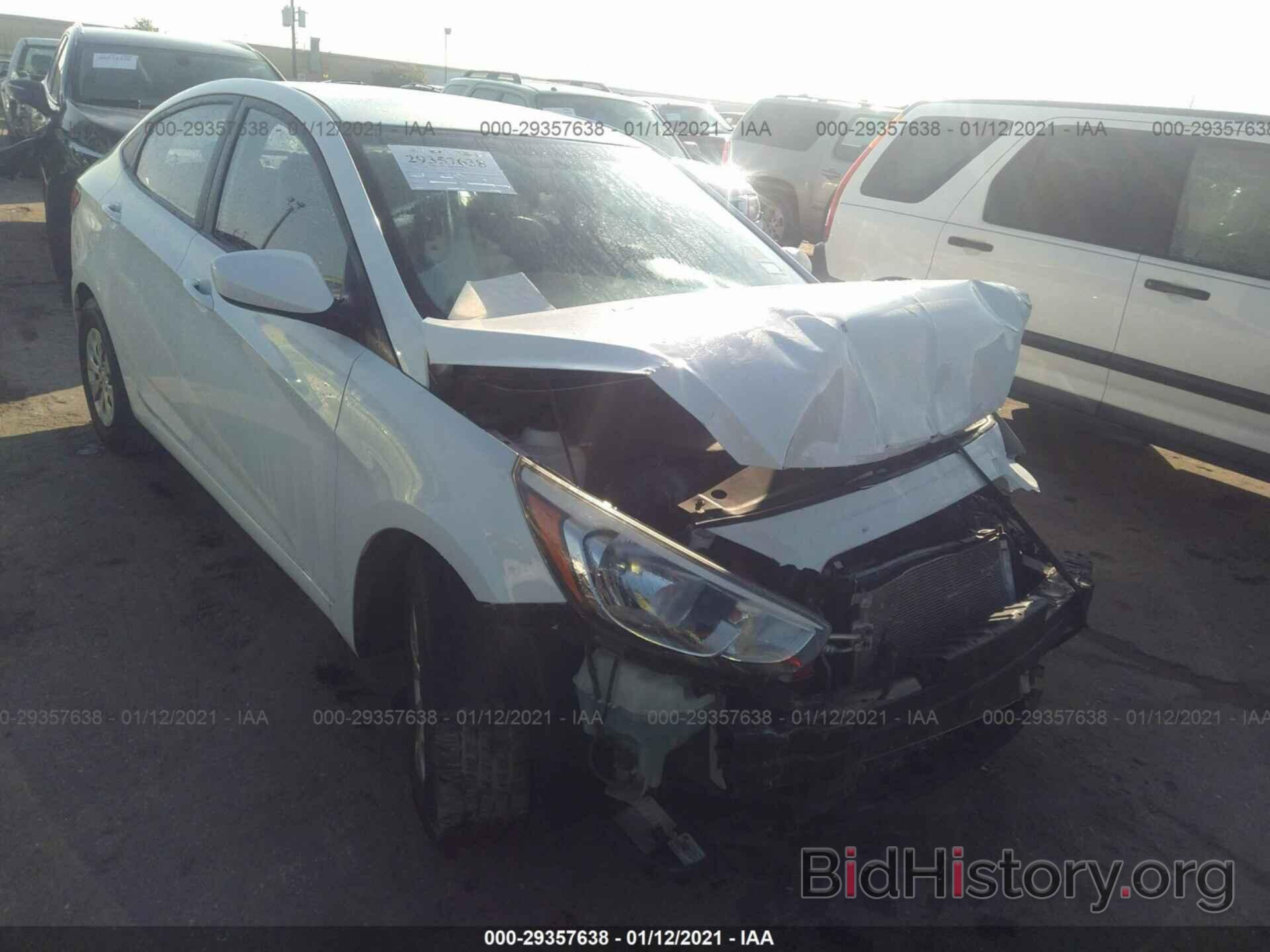 Photo KMHCT4AE7GU060037 - HYUNDAI ACCENT 2016