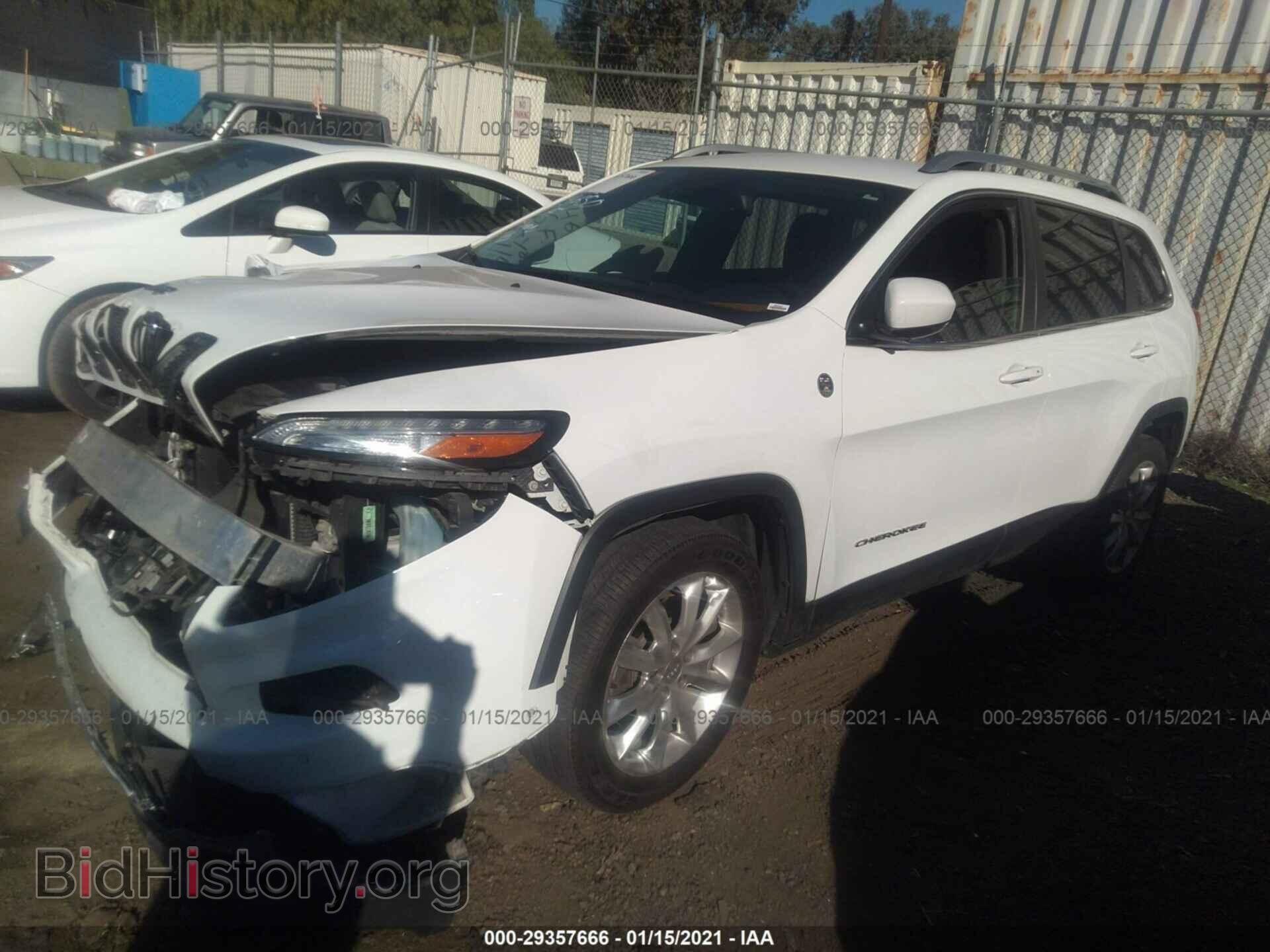 2016 JEEP CHEROKEE - VIN: 1C4PJLDB3GW346124 - Фото 2