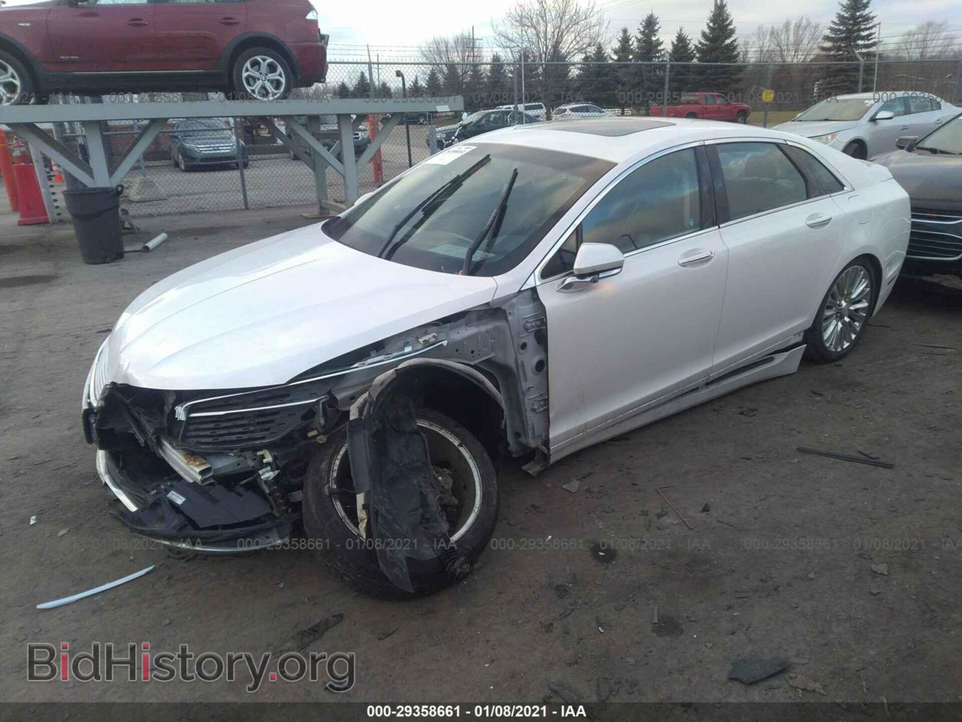 2013 LINCOLN MKZ - VIN: 3LN6L2GK1DR802434 - Фото 2