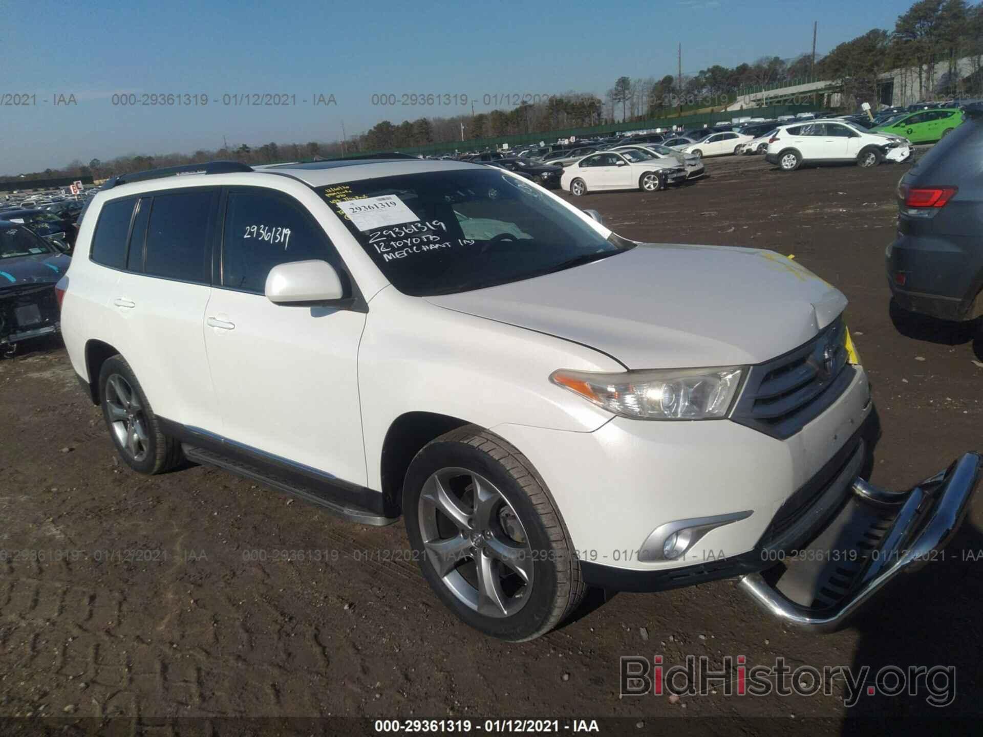 Photo 5TDBK3EH2CS171921 - TOYOTA HIGHLANDER 2012