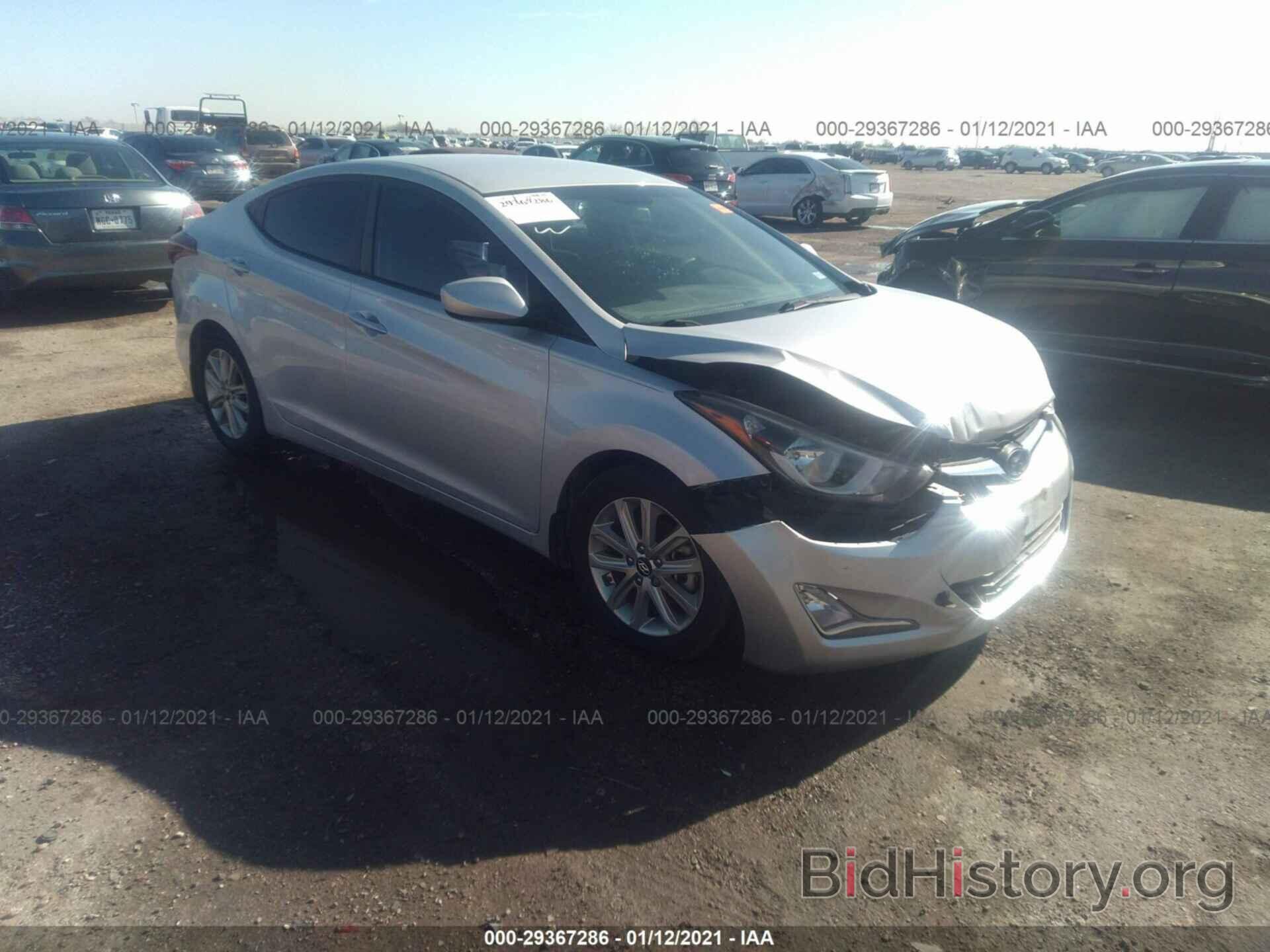 Photo KMHDH4AE8FU237487 - HYUNDAI ELANTRA 2015